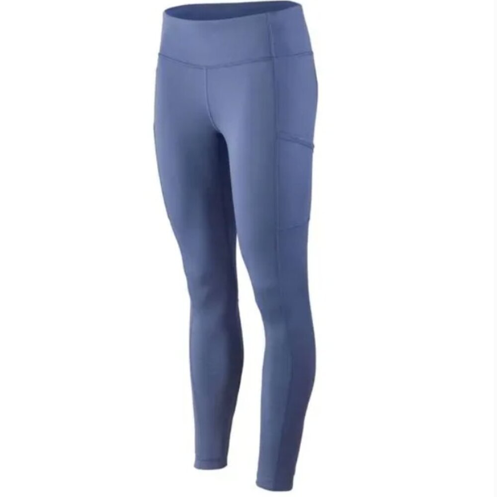 Women Patagonia Pack Out Tights Leggings in Current Blue Size Extra Small